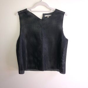 Oak and Fort Leather Tank Top